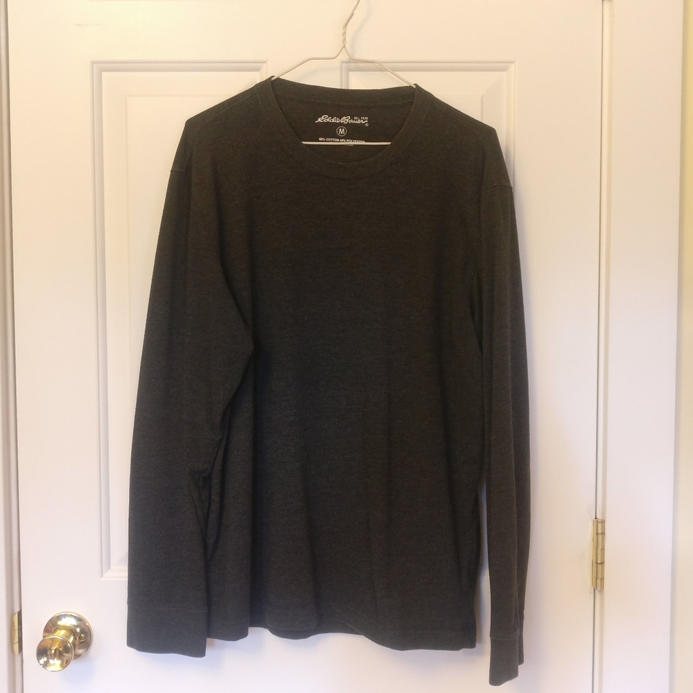 Eddie Bauer long sleeve grey shirt